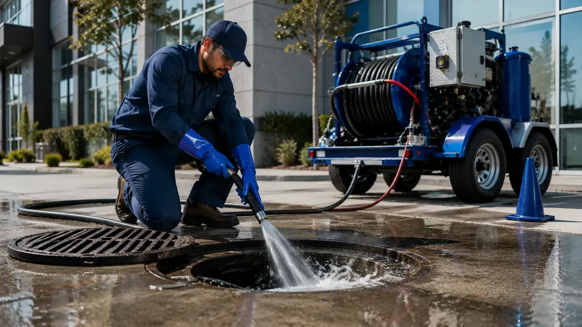 Commercial Hydro Jet Drain Cleaning in Harmony