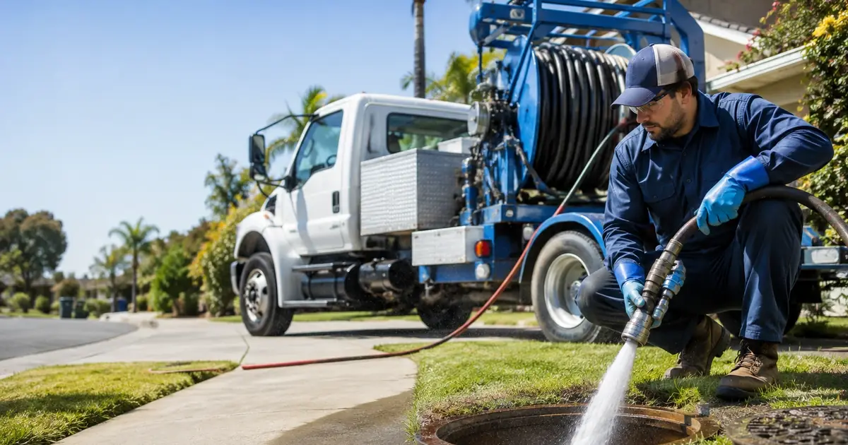 Hydro jet sewer cleaning Harmony