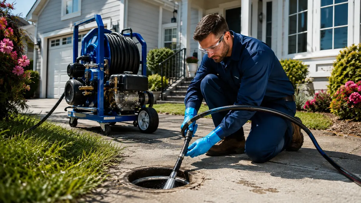 Residential Hydro Jet Drain Cleaning in Harmony